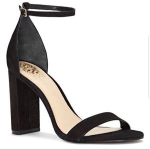 Vince Camuto Ankle Strap Block Heel